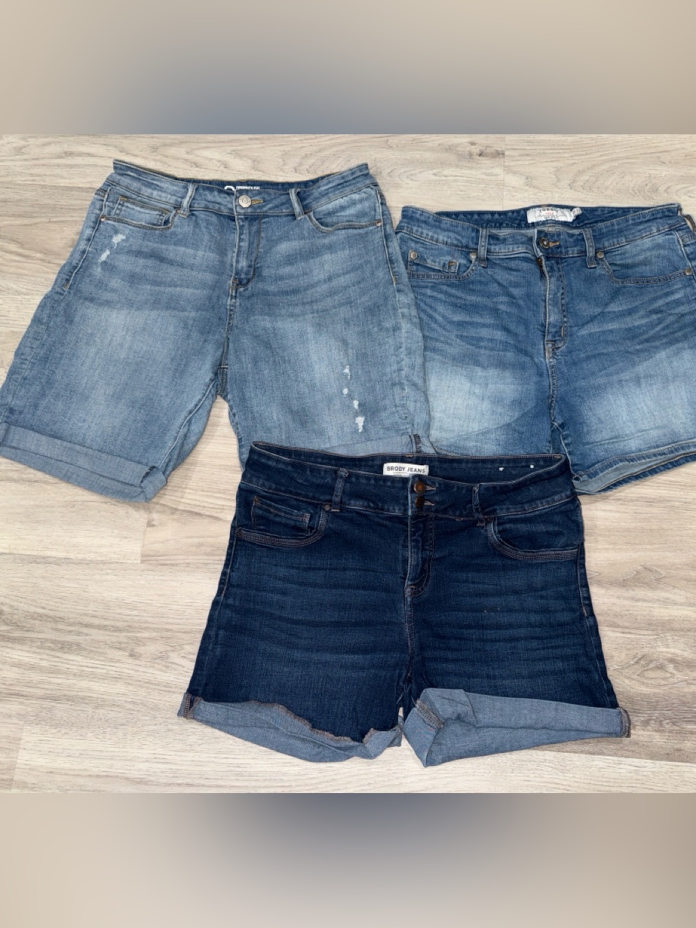 Women’s Denim Shorts Bundle – Size 12 – 3 Pairs